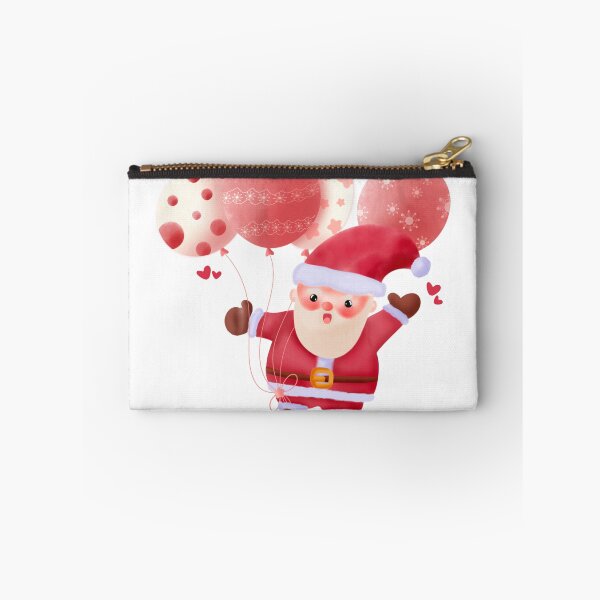 Item preview, Santa with heart and cute balloons designed and sold by Charlie-PUM.