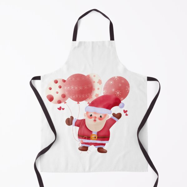 Item preview, Santa with heart and cute balloons designed and sold by Charlie-PUM.