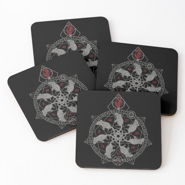 Item preview, Circle of Rats, Occult, Ritual Circle, Alchemy Symbol designed and sold by Proverbial Wisdom Design.