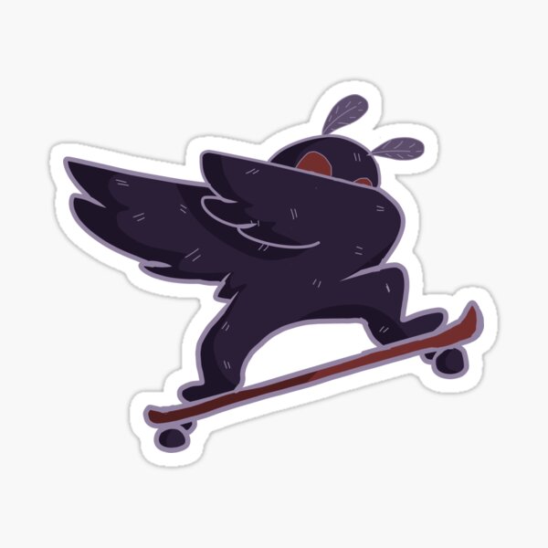 radical mothman Sticker