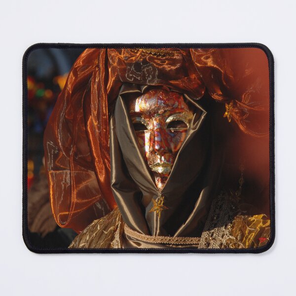 Item preview, Red and gold Carnival Mask designed and sold by woolcos.