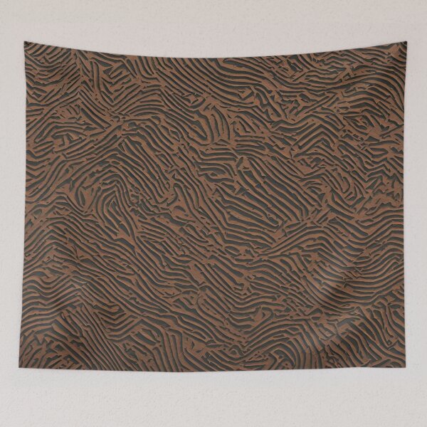 Item preview, Brown material cuts forming a stylish pattern designed and sold by Have Mercy.