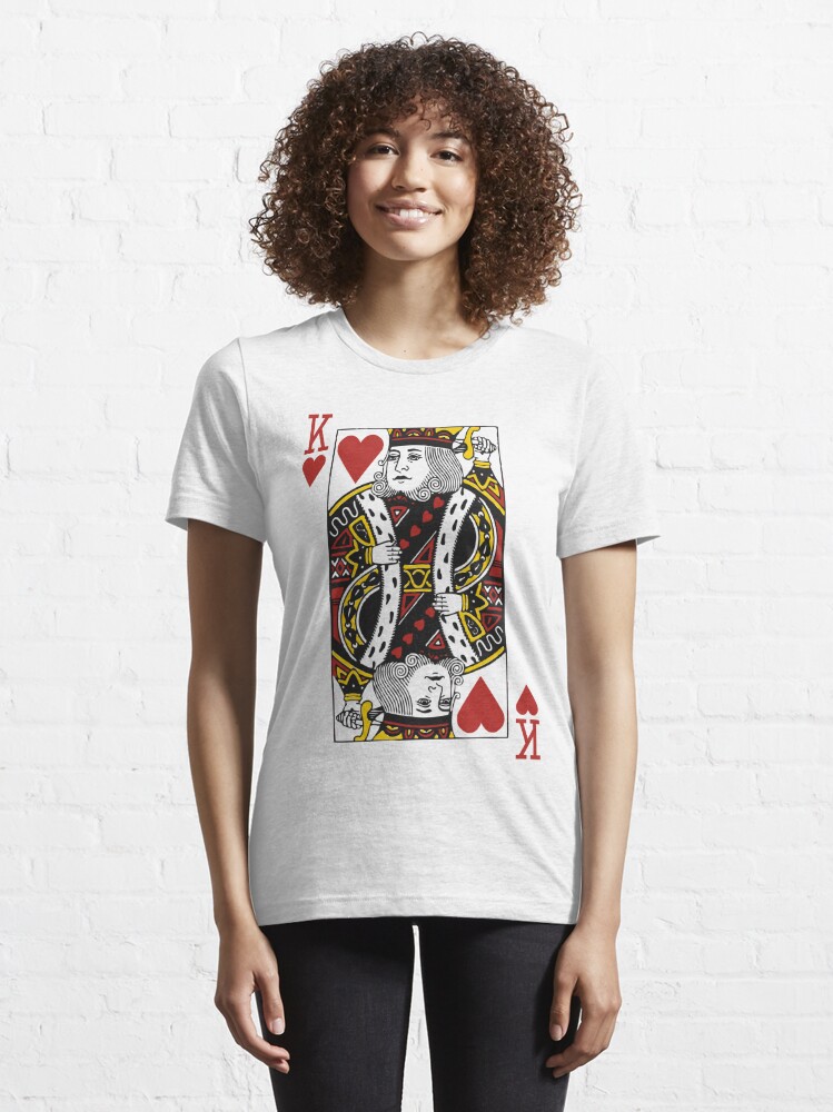 King Of Hearts T Shirt For Sale By Bethany Bailey Redbubble King