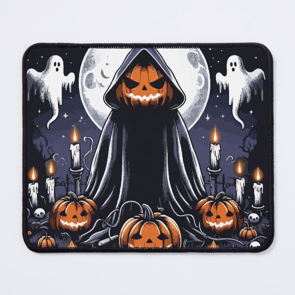Item preview, Pumpkin Ghost with Floating Spirits designed and sold by -DEEWOLF-.