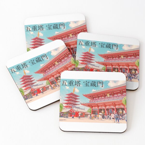 Item preview, Asakusa Sensoji Gojunoto and Hozomon designed and sold by JAPANESE FAVORITES.