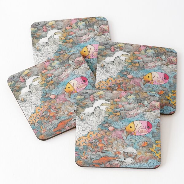 Item preview, seascapes watercolor painting designed and sold by PROTONEDL.