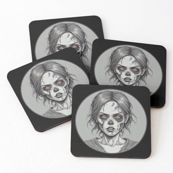 Item preview, Zombie Girl - Red Eyes designed and sold by NightTimeJ.