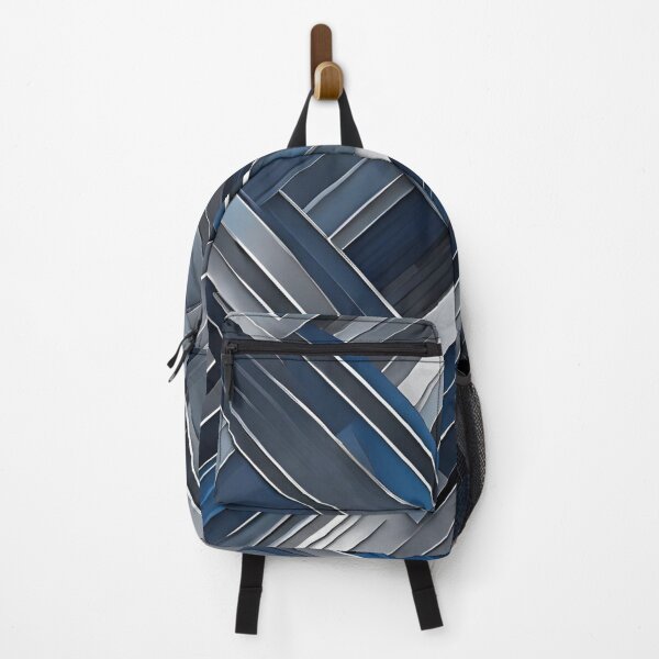 Item preview, Bold blue, white, gray, and black pattern designed and sold by Have Mercy.