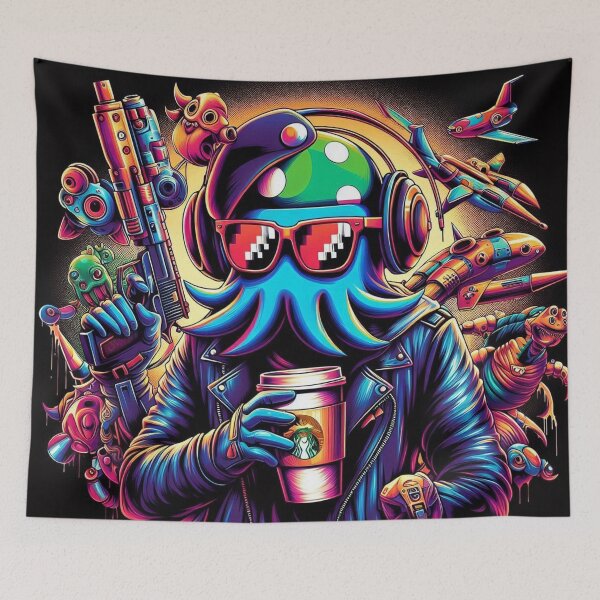 Item preview, Space Squid Coffee and Combat designed and sold by TheShadow30.