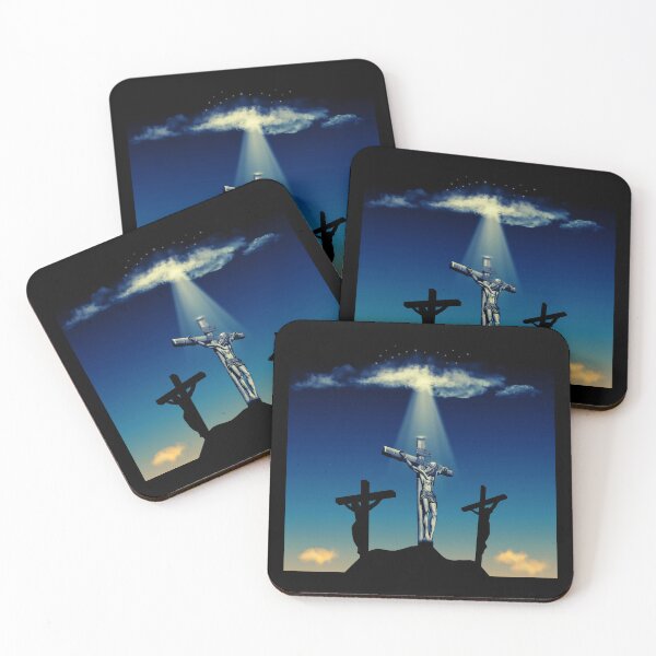Item preview, Jesus Crucifixion Scene Vivid Colour designed and sold by Iiswaz.