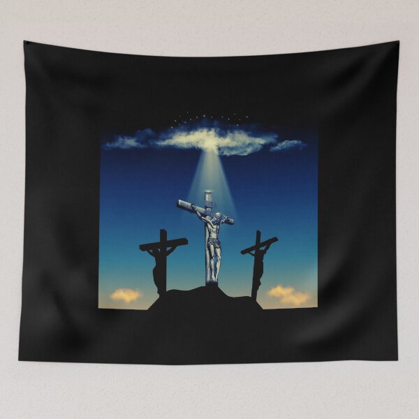 Item preview, Jesus Crucifixion Scene Vivid Colour designed and sold by Iiswaz.