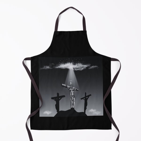 Item preview, Jesus Crucifixion Scene Black and White designed and sold by Iiswaz.