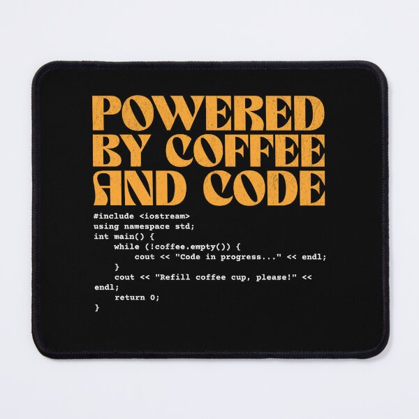 Item preview, Powered by Coffee and Code: A Coder’s Lifeblood of Caffeine and Creativity designed and sold by Marwan Atif.