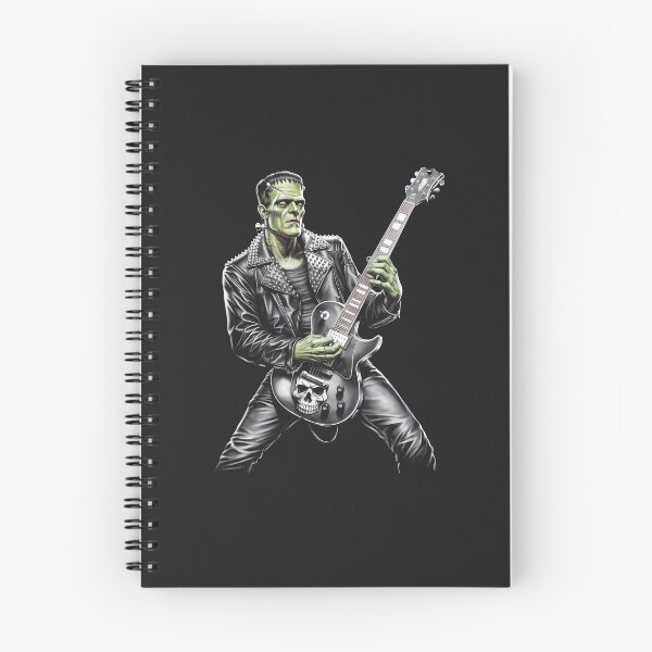 Item preview, Frankenstein Playing Guitar Player Rock Music designed and sold by stylesip.