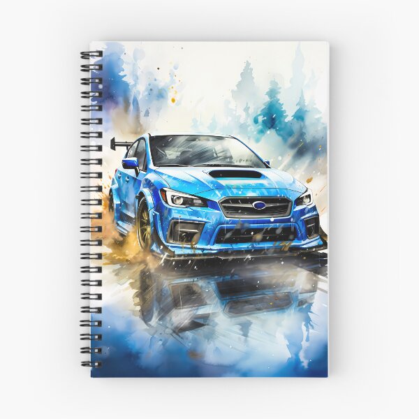Item preview, Rally Car Speeding Through Forest Watercolor Style designed and sold by RevUpDesign.