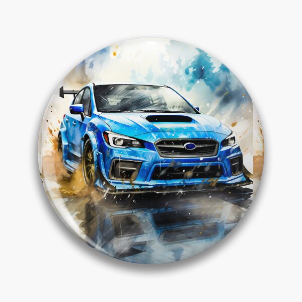 Item preview, Rally Car Speeding Through Forest Watercolor Style designed and sold by RevUpDesign.