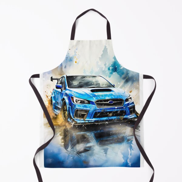 Item preview, Rally Car Speeding Through Forest Watercolor Style designed and sold by RevUpDesign.