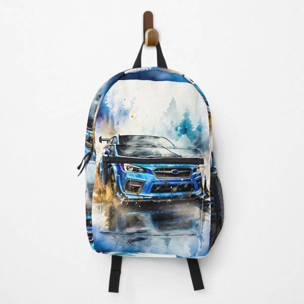 Item preview, Rally Car Speeding Through Forest Watercolor Style designed and sold by RevUpDesign.