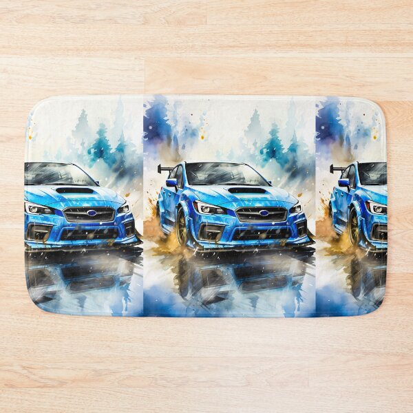 Item preview, Rally Car Speeding Through Forest Watercolor Style designed and sold by RevUpDesign.