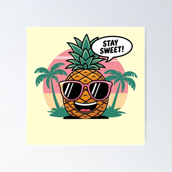 Item preview, Tropical Pineapple Summer Vibes designed and sold by tutoo clothes.