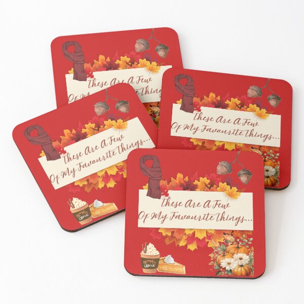 Item preview, These Are A Few Of My Favourite Things | Fall Theme designed and sold by Mr-Tshirts.