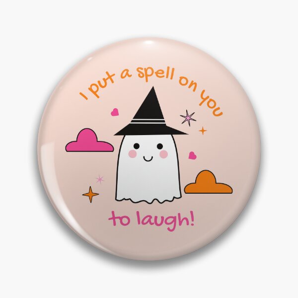 Item preview, I Put a Spell on You to Laugh - Cute Witch Ghost Halloween designed and sold by Tulip Creators .