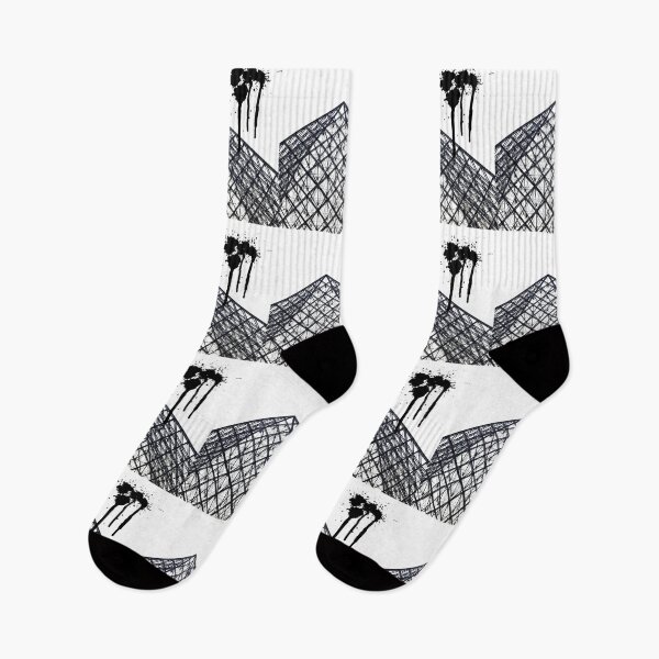 Item preview, Modern Geometric Architecture with Ink Splatter Design designed and sold by RaiyaTees.