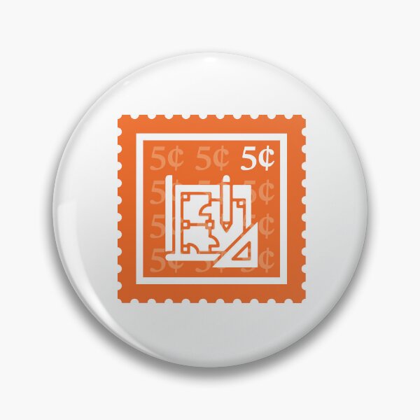 Item preview, Architecture | Orange & White Stamps | College Building Design Major | Structure Engineering Graduate School Class | Architect Job | University Degree Minor | StampHeed 007 designed and sold by StampHeed.