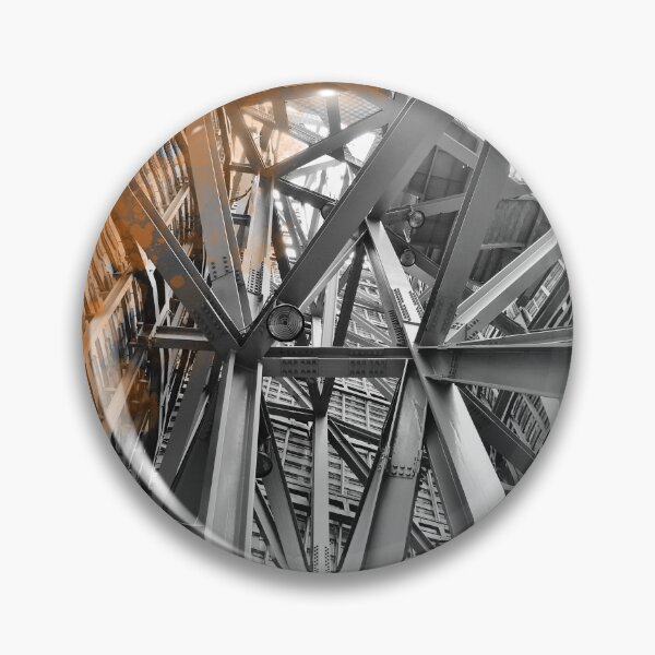 Item preview, Urban Geometry & Splash of Orange Abstract Design designed and sold by RaiyaTees.