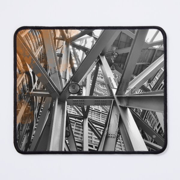 Item preview, Urban Geometry & Splash of Orange Abstract Design designed and sold by RaiyaTees.