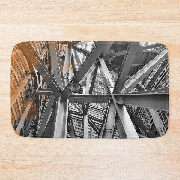 Item preview, Urban Geometry & Splash of Orange Abstract Design designed and sold by RaiyaTees.