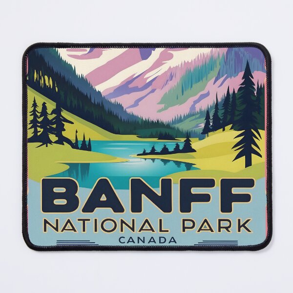 Item preview, Banff National Park Canada Vintage Travel Tourism designed and sold by TravelersGems.