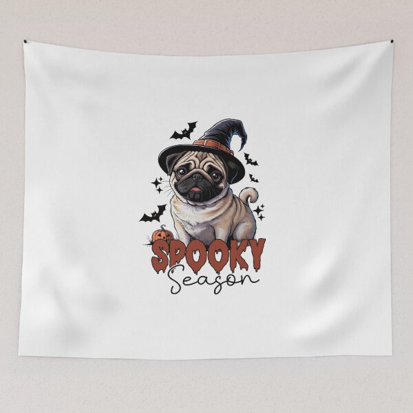Item preview, Spooky Season - Cute Halloween Pug designed and sold by Happy-Karma.