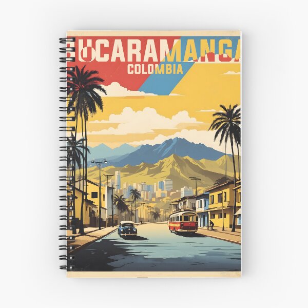 Item preview, Bucaramanga Colombia Retro Vintage Poster Tourism  designed and sold by TravelersGems.