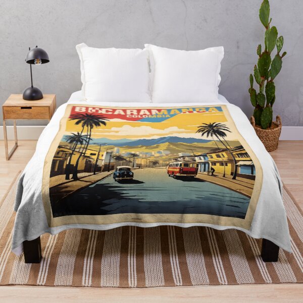 Item preview, Bucaramanga Colombia Retro Vintage Poster Tourism designed and sold by TravelersGems.
