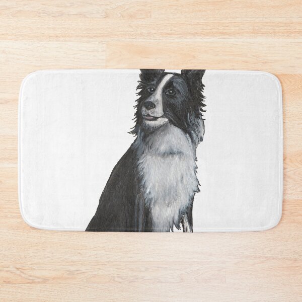Item preview, hand painted border collie  - collaidh nan Crìochan (Scottish Gaelic translation) designed and sold by Mamaidh Made.