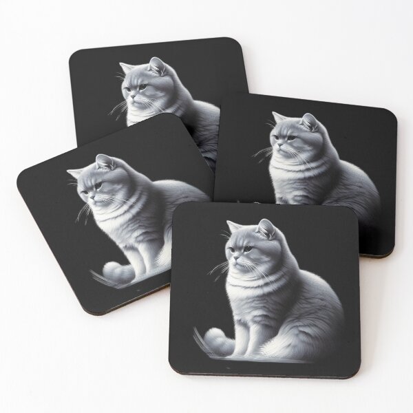 Item preview,  Regal Gray Persian Cat Portrait designed and sold by IllumeInk.