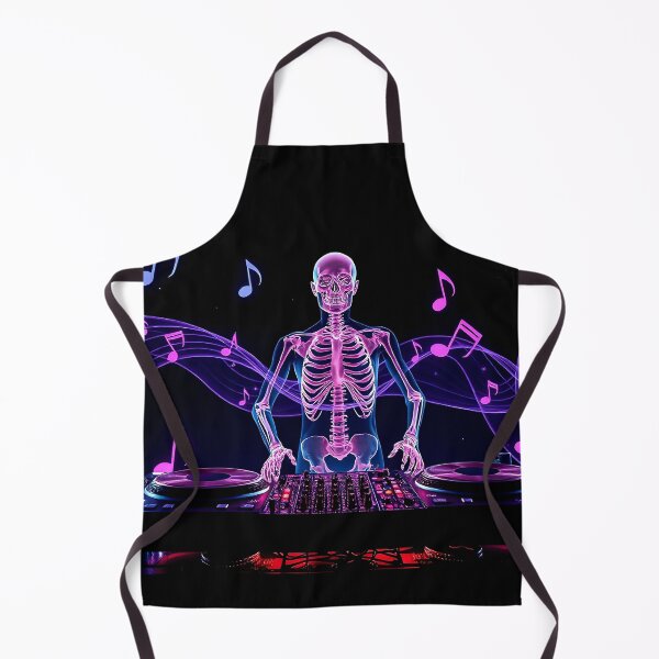 Item preview, Skeleton X-Ray Dj Music Decks Modern Design Home decor Print Wall Art Picture Wall Hanging designed and sold by HardToFindMerchandise.