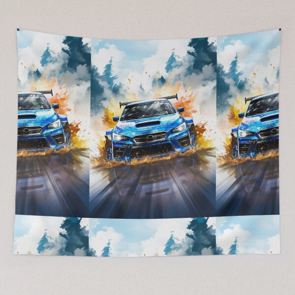 Item preview, Rally Car Charging Through The Dirt designed and sold by RevUpDesign.