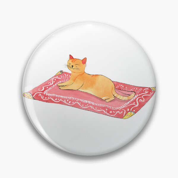 Item preview, Ginger cat flying on carpet designed and sold by catBeniamin.