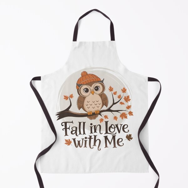 Item preview, Fall In Love With Me - Cute Woodland Owl - Autumn Vibes designed and sold by Queen of Whimsy.