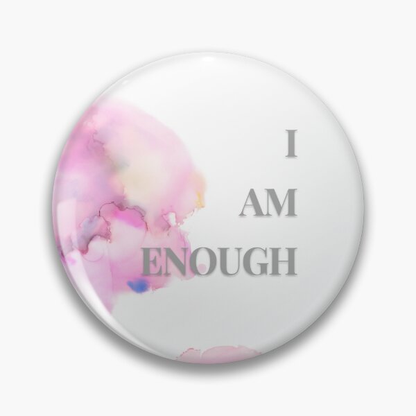 Item preview, "I Am Enough" Watercolour Print Design designed and sold by RaiyaTees.
