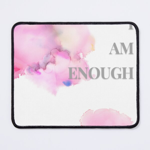 Item preview, "I Am Enough" Watercolour Print Design designed and sold by RaiyaTees.