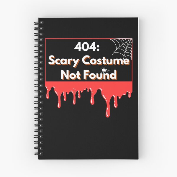 Item preview, 404 Error: Scary Costume Not Found Halloween Tee design for Geeks and Programmers designed and sold by mARTaCreation.