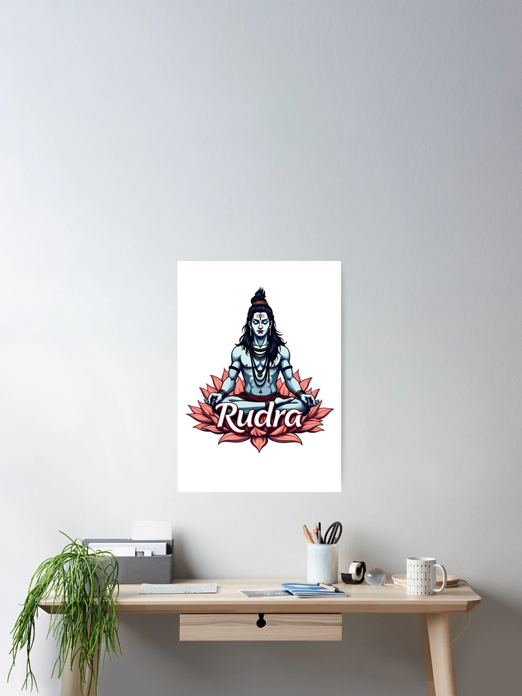Thumbnail 2 of 3, Poster, SHIVA - RUDRA designed and sold by PSYNOVA.