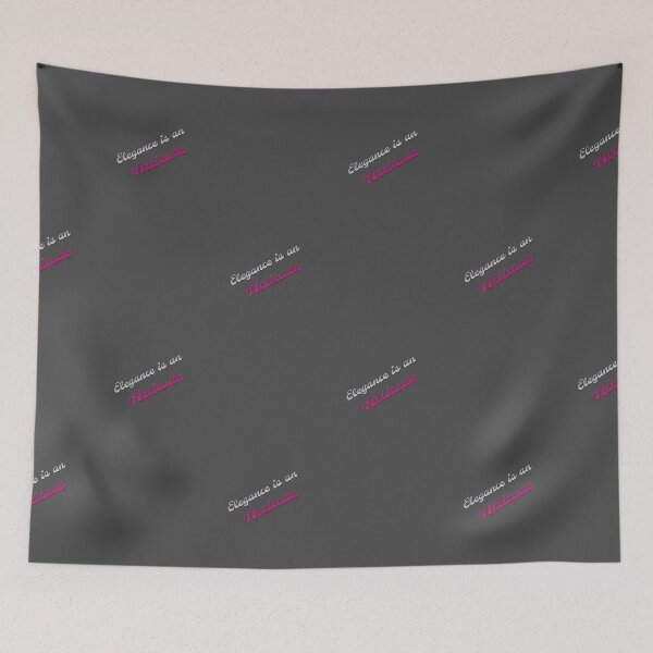 Item preview, 'Elegance is an Attitude' – Chic Silver and Pink Typography designed and sold by trepiu.