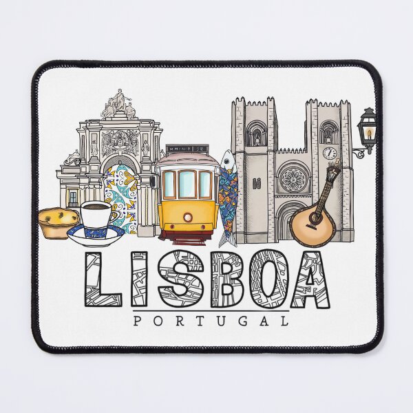 Item preview, Lisbon Skyline designed and sold by ClaudiaBrueggen.
