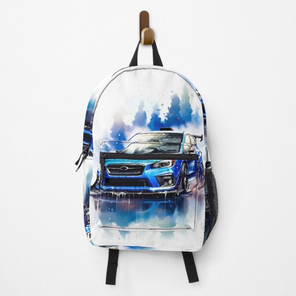 Item preview, Watercolor Aggressive Rally Car In Wet Track designed and sold by RevUpDesign.