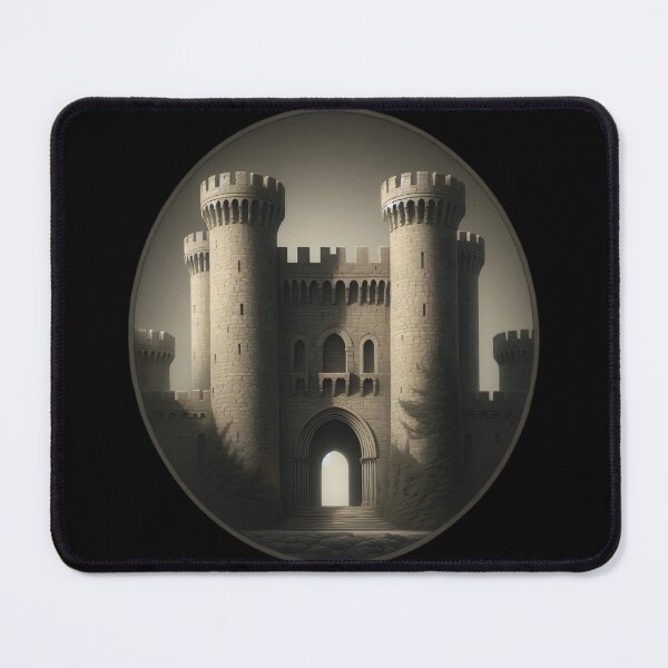 Item preview, Majestic Medieval Castle Fortress designed and sold by IllumeInk.