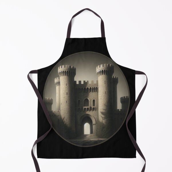 Item preview, Majestic Medieval Castle Fortress designed and sold by IllumeInk.